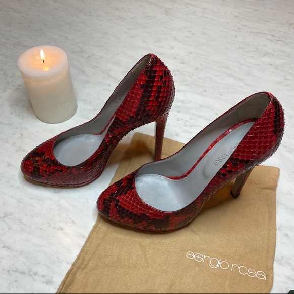 Sergio Rossi Python Heel - Picture 8 of 10